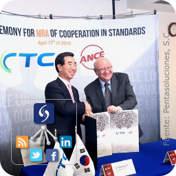 Kaphong Choi, Presidente de KTC; Rafael Nava y Uribe, Presidente Ejecutivo de ANCE Kaphong Choi, Presidente de KTC; Rafael Nava y Uribe, Presidente Ejecutivo de ANCE