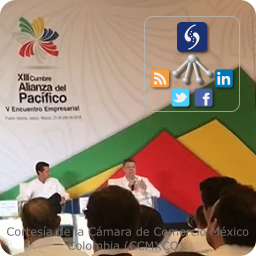 Toma abierta del panel durante la XIII Cumbre Presidencial de la Alianza Pacífico Toma abierta del panel durante la XIII Cumbre Presidencial de la Alianza Pacífico