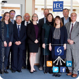 Algunos de los participantes de la primera sesión NRG de la IEC Algunos de los participantes de la primera sesión NRG de la IEC